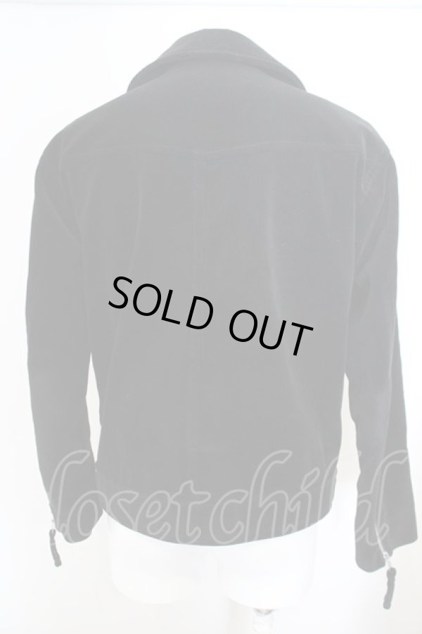 画像5: ヴィヴィアンウエストウッド MAN 中古 / /CORDUROY BIKER JACKET    44 ブラック  O-24-02-11-001-jc-IG-ZH (5)