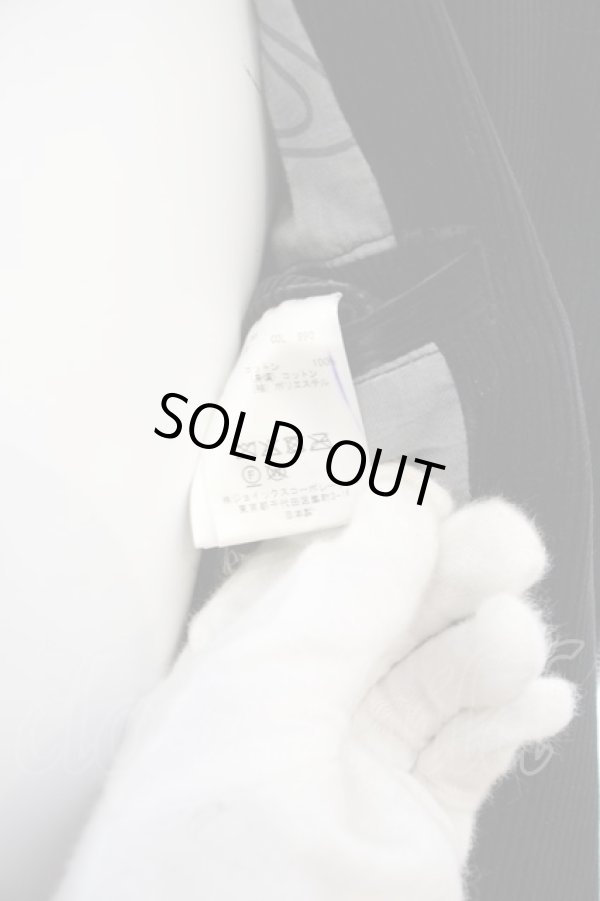 画像7: ヴィヴィアンウエストウッド MAN 中古 / /CORDUROY BIKER JACKET    44 ブラック  O-24-02-11-001-jc-IG-ZH (7)