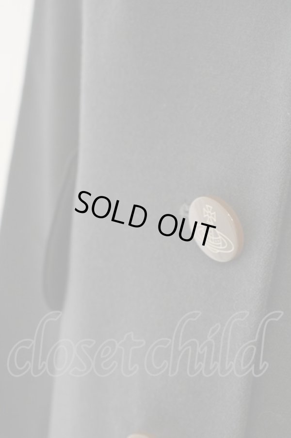 画像2: ヴィヴィアンウエストウッド 中古 / /CAPE BRETON ロングジャケット 1 グレーxブラック  O-24-02-25-052-co-YM-OS (2)