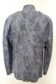 画像2: ヴィヴィアンウエストウッド MAN 中古 / 総柄シングルジャケット 48 ブルー  O-24-02-25-079-jc-YM-ZH (2)