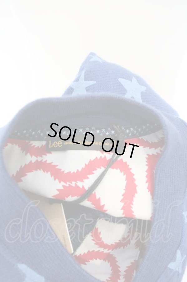 画像4: ヴィヴィアンウエストウッド Anglomania and Lee / /バーシティジャケット L ブルー  O-24-02-25-080-jc-IG-ZH (4)