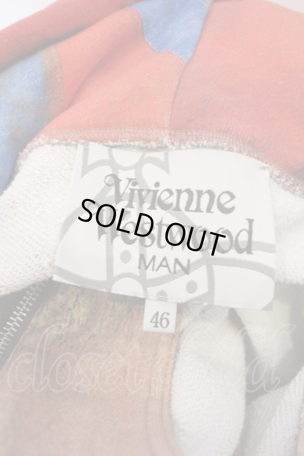 画像3: ヴィヴィアンウエストウッド MAN 中古 / ユニオンジャックパーカー 46 マルチ  O-24-02-25-085-to-YM-ZH (3)