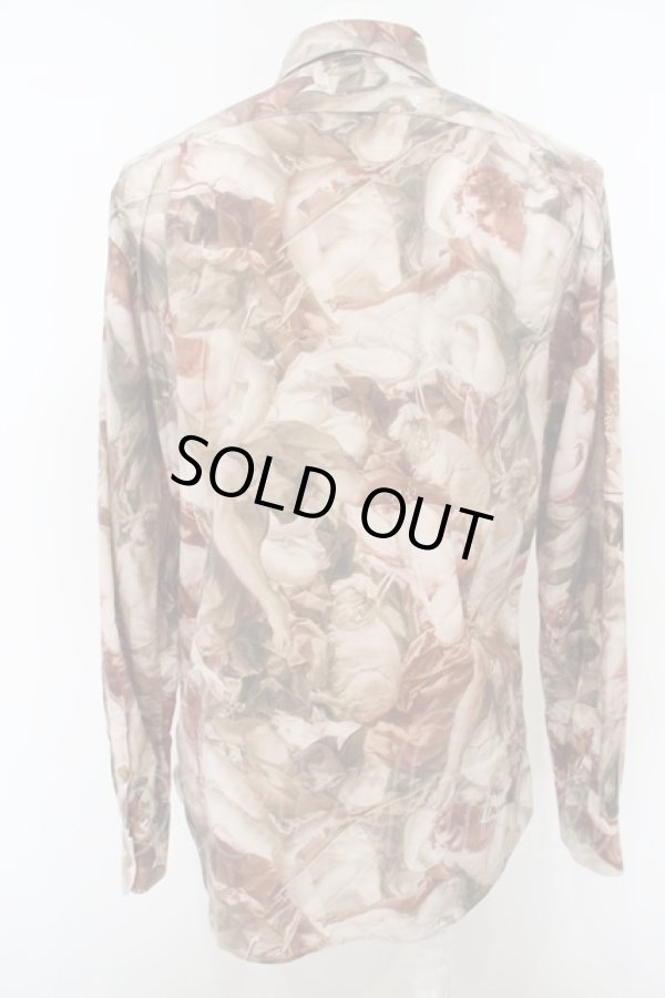 画像2: ヴィヴィアンウエストウッド MAN 中古 //BOUCHER　ボタンダウンシャツ 48 アイボリー系  O-24-02-25-086-bl-YM-ZH (2)