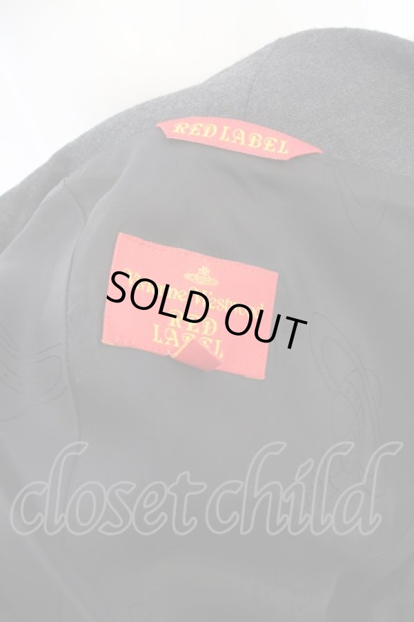 画像3: ヴィヴィアンウエストウッド 中古 / /ウィエンディージャケット 2 ブラックxグレー  O-24-02-25-106-jc-YM-OS (3)