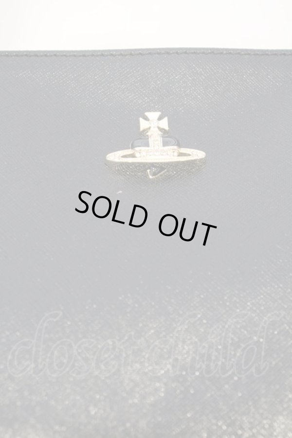 画像2: ヴィヴィアンウエストウッド 中古 / BADiamante Orb Shopper  ブラック×ブラック  O-24-02-25-110-ba-IG-OS (2)