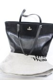 画像4: ヴィヴィアンウエストウッド 中古 / BADiamante Orb Shopper  ブラック×ブラック  O-24-02-25-110-ba-IG-OS (4)