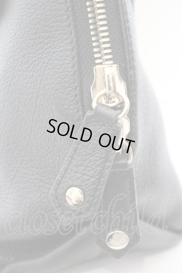 画像3: ヴィヴィアンウエストウッド 中古 / BABALMORAL HANDBAG  ブラック  O-24-02-25-118-ba-IG-OS (3)