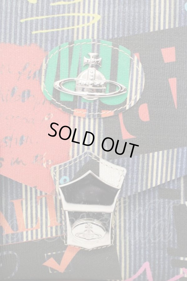 画像2: ヴィヴィアンウエストウッド 中古 / アナーキー2wayバッグ  ブルー系  O-24-03-10-028-ba-IG-OS (2)