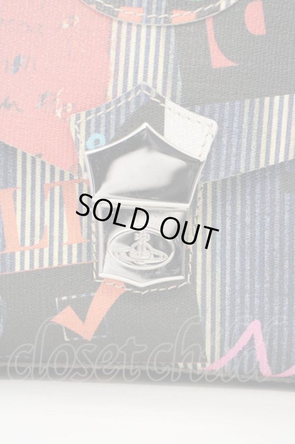 画像3: ヴィヴィアンウエストウッド 中古 / アナーキー2wayバッグ  ブルー系  O-24-03-10-028-ba-IG-OS (3)