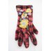 画像3: 【USED】Vivienne Westwood / フラワー刺繍チェック手袋<br>ヴィヴィアンウエストウッド ビビアン レッド 【中古】 O-24-03-17-032-gd-IG-OS (3)