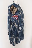 画像2: ANGLOMANIA 中古 //アナーキーシャツワンピース 38 ブルー  O-24-03-24-016-op-YM-ZH (2)