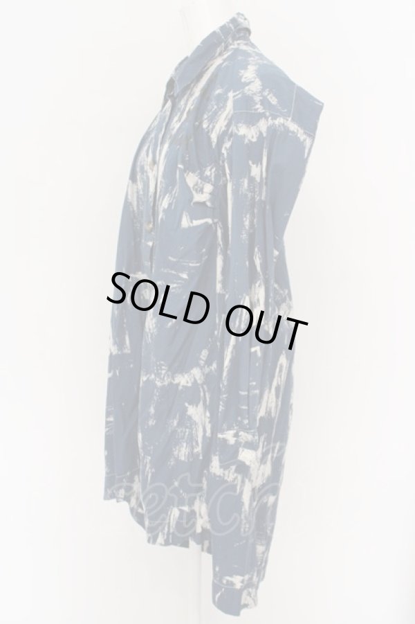 画像4: ANGLOMANIA 中古 //アナーキーシャツワンピース 38 ブルー  O-24-03-24-016-op-YM-ZH (4)