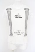【USED】Vivienne Westwood / /ピラーpt Tシャツ ヴィヴィアンウエストウッド ビビアンM ホワイト 【中古】 O-24-03-24-033-ts-IG-OS