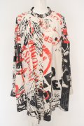 【USED】Vivienne Westwood //RED LABEL RUBBISH PRINT サークルシャツ ヴィヴィアンウエストウッド ビビアン00 パターン 【中古】 O-24-03-24-038-bl-YM-OS