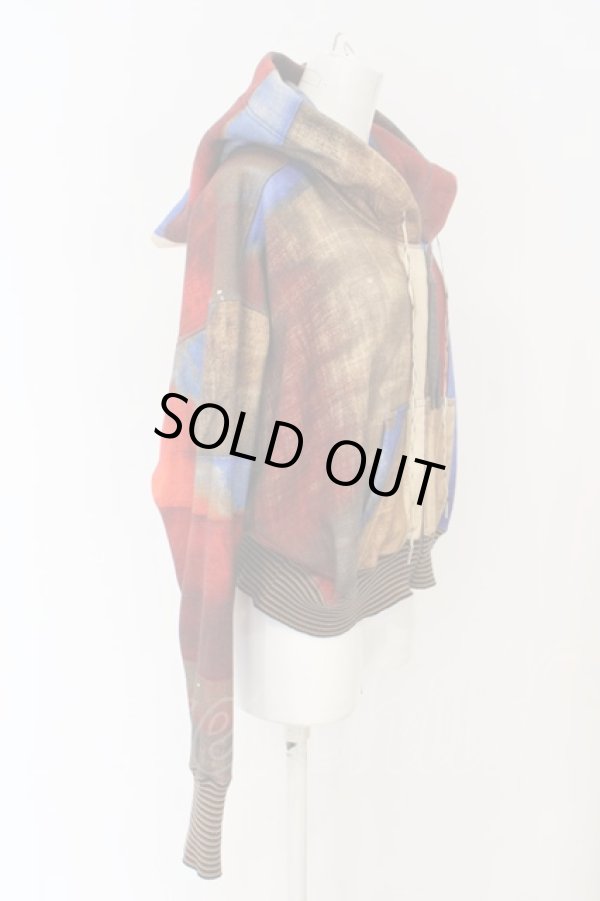 画像2: ヴィヴィアンウエストウッド 中古 / /ユニオンジャックショートパーカー 00 パターン  O-24-03-24-039-to-YM-OS (2)