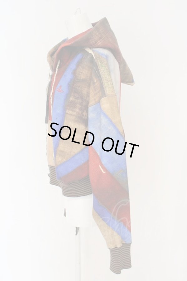 画像4: ヴィヴィアンウエストウッド 中古 / /ユニオンジャックショートパーカー 00 パターン  O-24-03-24-039-to-YM-OS (4)