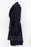 画像2: ヴィヴィアンウエストウッド 中古 / ウールメルトンLOVEコート 1 ネイビーｘブラック  O-24-03-24-011-co-YM-OS (2)
