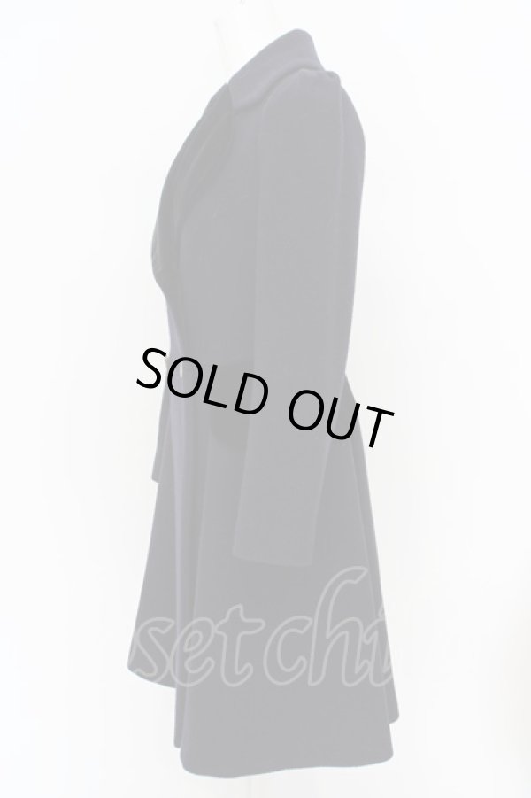 画像2: ヴィヴィアンウエストウッド 中古 / ウールメルトンLOVEコート 1 ネイビーxブラック  O-24-03-24-011-co-YM-OS (2)