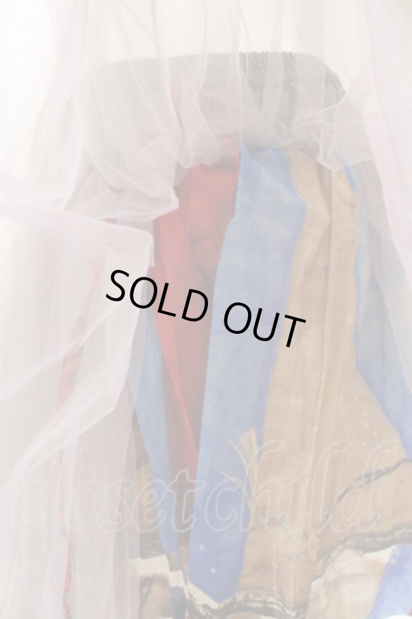 画像2: ヴィヴィアンウエストウッド 中古 //ユニオンジャックボリュームチュールスカート 00 マルチ  O-24-04-07-046-sk-IG-OS (2)