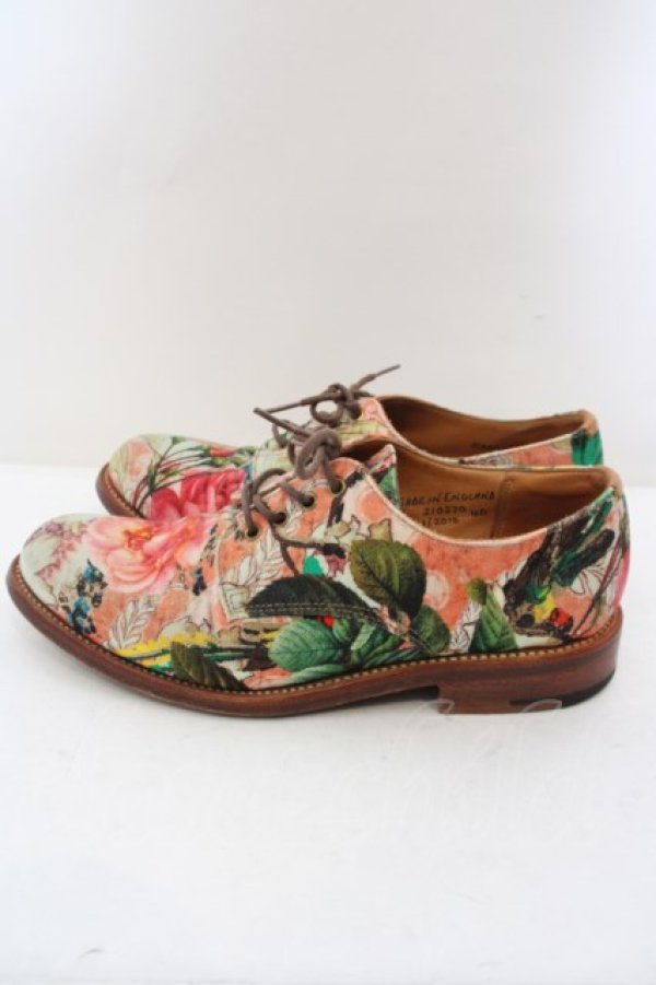 画像2: ヴィヴィアンウエストウッド 中古 / Grenson Lily Print Derbyシューズ 4D (アウトソール約26cm) マルチ  O-24-04-07-061-sh-IG-ZH (2)