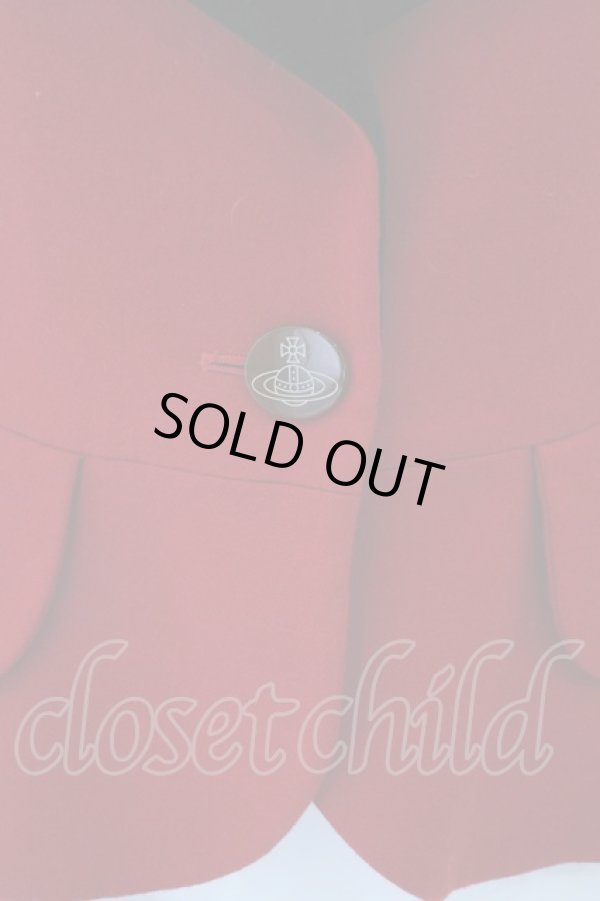 画像4: ヴィヴィアンウエストウッド 中古 / ラブジャケット 2 レッドxブラック  O-24-04-21-024-jc-YM-OS (4)