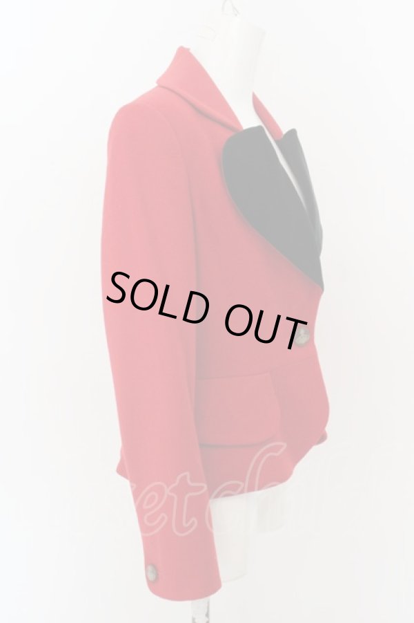 画像5: ヴィヴィアンウエストウッド 中古 / ラブジャケット 2 レッドxブラック  O-24-04-21-024-jc-YM-OS (5)