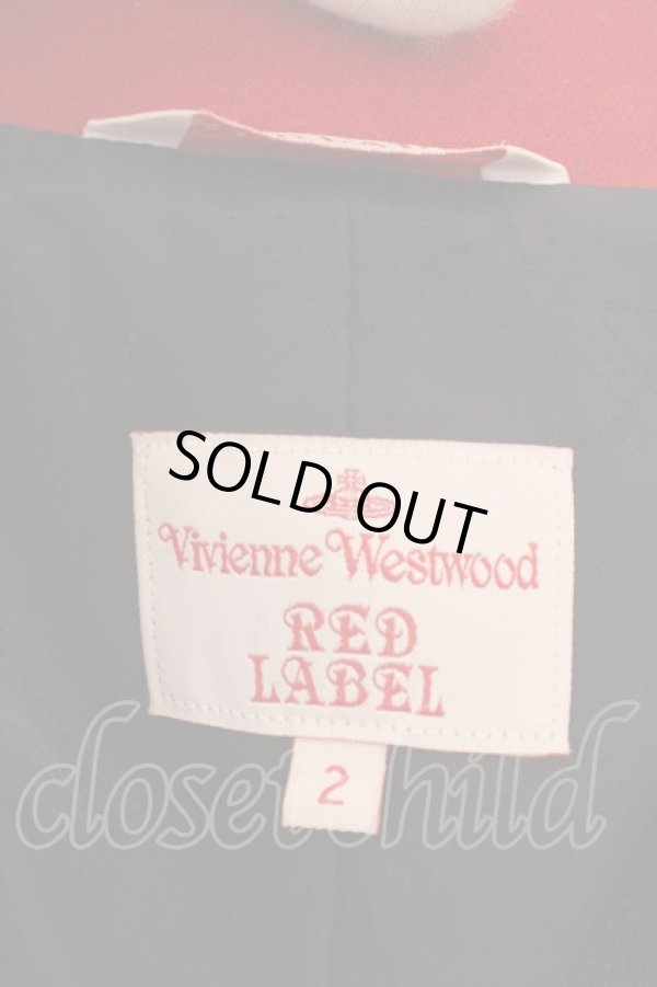 画像10: ヴィヴィアンウエストウッド 中古 / ラブジャケット 2 レッドxブラック  O-24-04-21-024-jc-YM-OS (10)