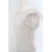 画像2: 【USED】Vivienne Westwood / 単色オーブ刺繍変形袖Tシャツ<br>ヴィヴィアンウエストウッド ビビアン1 ライトグレー 【中古】 O-24-04-21-029-ts-YM-OS (2)