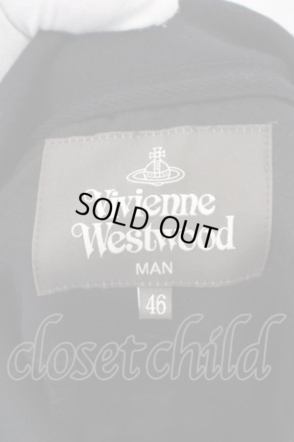 画像5: ヴィヴィアンウエストウッド 中古 / CUBIC FELT ORB ボマージャケット 46 ブラック  O-24-04-21-003-jc-YM-OS (5)