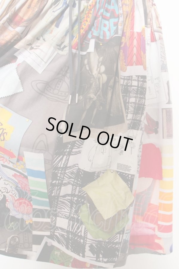 画像3: ヴィヴィアンウエストウッド 中古 / MOODBOARD 切リ替エギャザースカート 00 マルチ  O-24-04-21-049-sk-YM-OS (3)