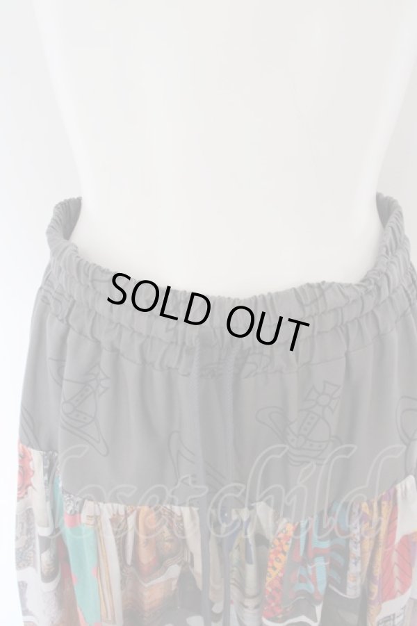 画像4: ヴィヴィアンウエストウッド 中古 / MOODBOARD 切リ替エギャザースカート 00 マルチ  O-24-04-21-049-sk-YM-OS (4)