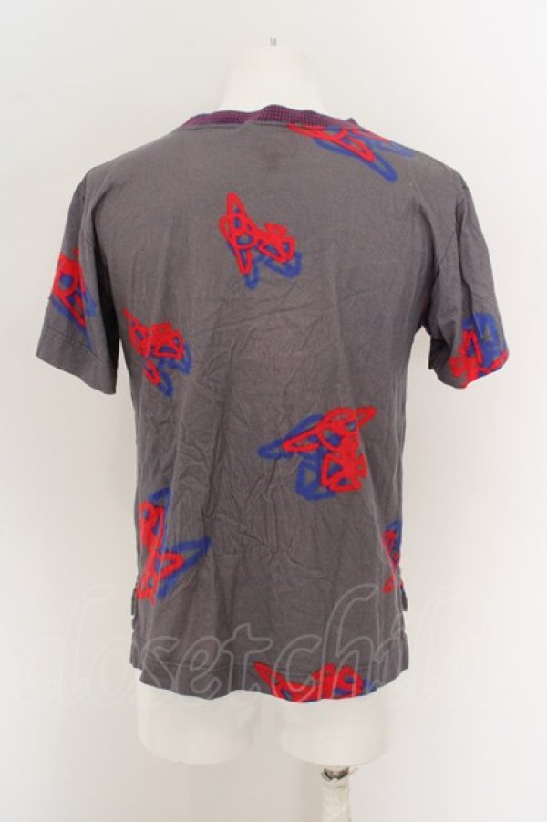 画像3: ヴィヴィアンウエストウッド 中古 / スプレーカンORBボーイズTシャツ 00 グレー  O-24-04-21-006-ts-YM-ZI (3)