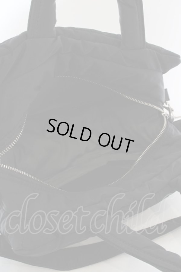 画像6: ヴィヴィアンウエストウッド 中古 / アイダーダウンボストンバッグ(S) 縦23横34 ブラック  O-24-04-21-067-ba-YM-ZH (6)