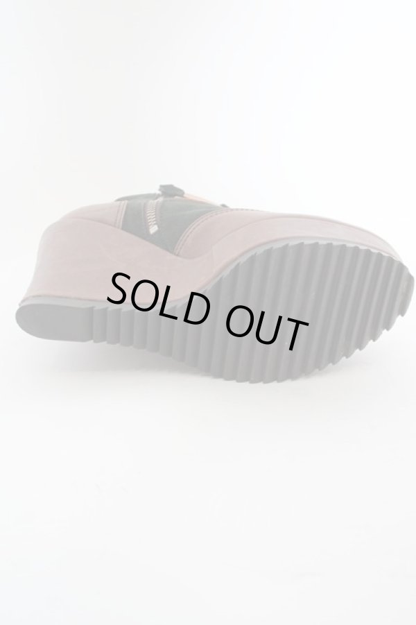 画像7: ヴィヴィアンウエストウッド 中古 / ウェッジソールボンテージブーツ 40(約25cm) カーキxブラウン  O-24-04-21-080-sh-YM-ZH (7)