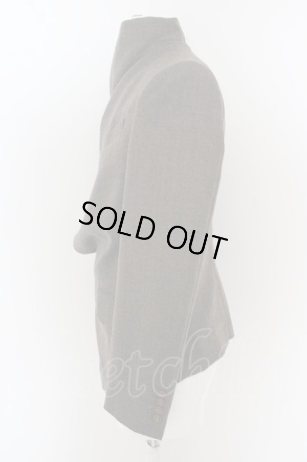 画像7: ヴィヴィアンウエストウッド MAN 中古 / ビッグカラードレープジャケットセットアップ 46 グレー  O-24-04-21-001-su-YM-ZH (7)