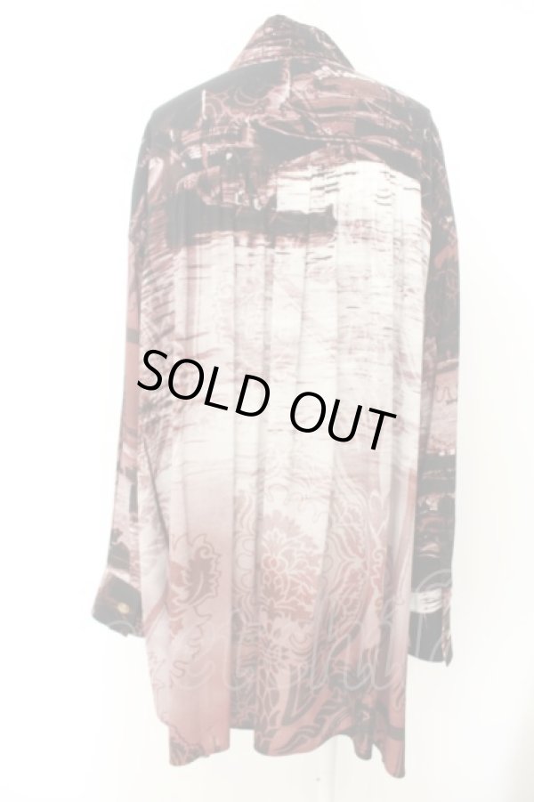 画像4: ヴィヴィアンウエストウッド 中古 / London bridgeバックギャザーオーバーサイズシャツ 00 ピンク  O-24-05-05-002-bl-YM-ZH (4)