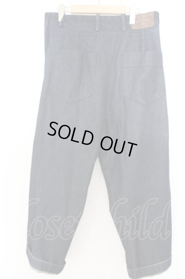 画像3: ANGLOMANIA 中古 / 羊飼イワイドデニムパンツ インディゴ M  O-24-05-05-019-pa-IG-ZH (3)