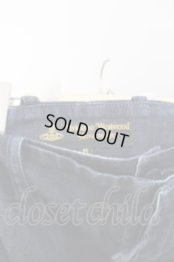 画像4: ANGLOMANIA 中古 / 羊飼イワイドデニムパンツ インディゴ M  O-24-05-05-019-pa-IG-ZH (4)