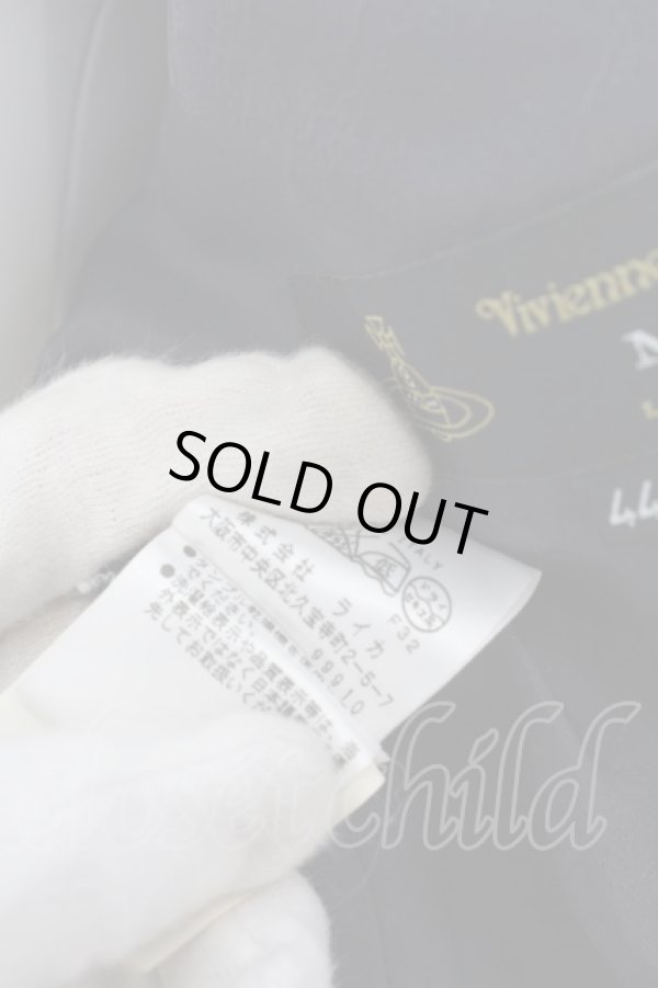 画像6: ヴィヴィアンウエストウッド MAN 中古 / チェックウエストコートジャケット 44 グレー×レッドチェック  O-24-05-05-057-jc-IG-ZH (6)