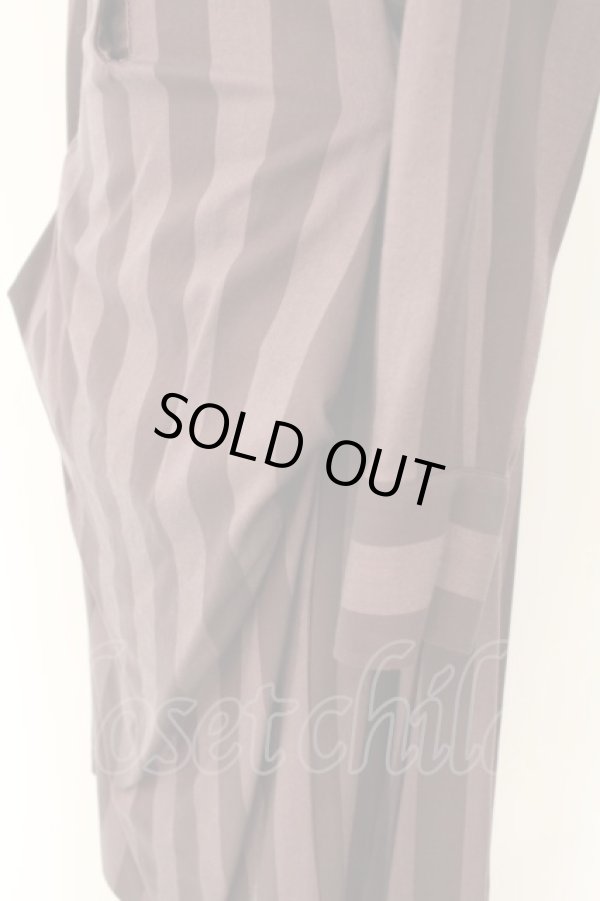 画像3: ヴィヴィアンウエストウッド 中古 / ストライプ魔女フードワンピース 2 パープル  O-24-05-05-010-op-YM-ZH (3)