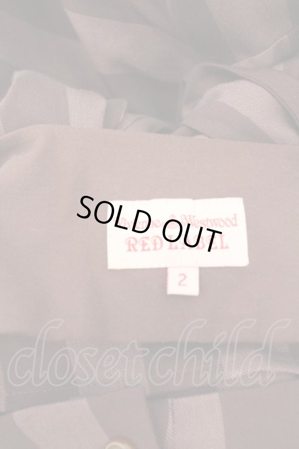 画像5: ヴィヴィアンウエストウッド 中古 / ストライプ魔女フードワンピース 2 パープル  O-24-05-05-010-op-YM-ZH (5)