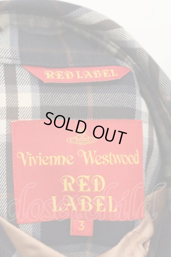 画像3: ヴィヴィアンウエストウッド 中古 / ダブルボタンタータンコート 3 ネイビー  O-24-05-19-013-co-YM-OS (3)