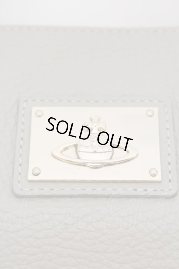 画像2: ヴィヴィアンウエストウッド 中古 / モシークトートバッグ  グレー  O-24-05-26-003-ba-IG-ZH (2)