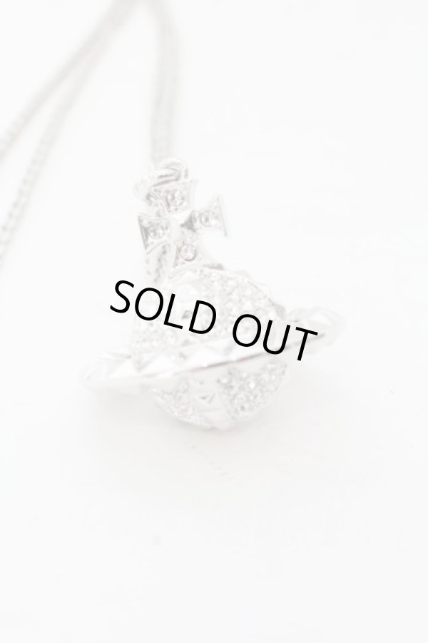 画像3: ヴィヴィアンウエストウッド 中古 / MAYFAIR 3D LARGE ORB ネックレス  シルバー  O-24-05-26-026-nl-YM-OS (3)