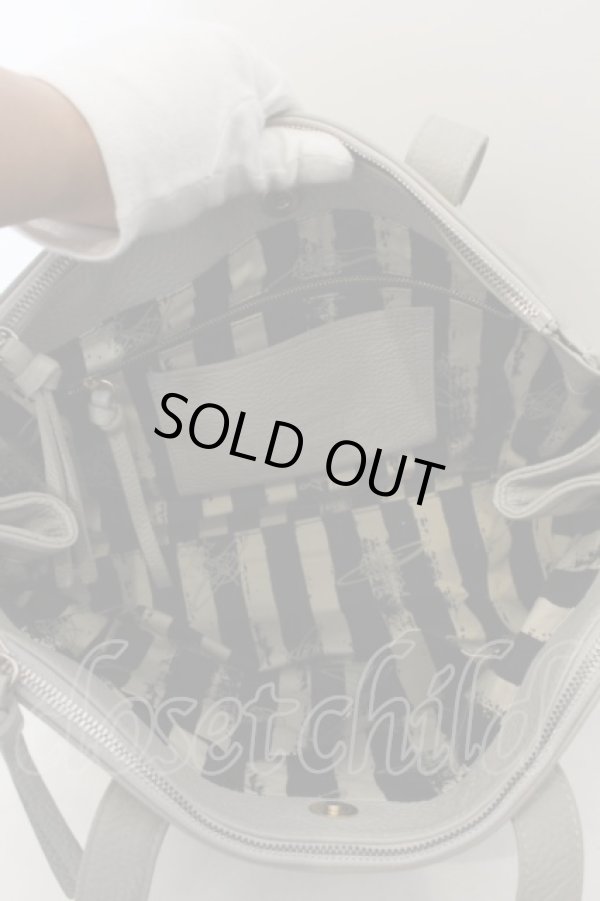 画像6: ヴィヴィアンウエストウッド 中古 / モシークトートバッグ  グレー  O-24-05-26-003-ba-IG-ZH (6)