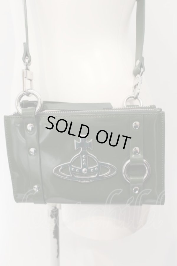 画像2: ヴィヴィアンウエストウッド 中古 / BETTYバムバッグ  グリーン  O-24-05-26-007-ba-YM-ZH (2)