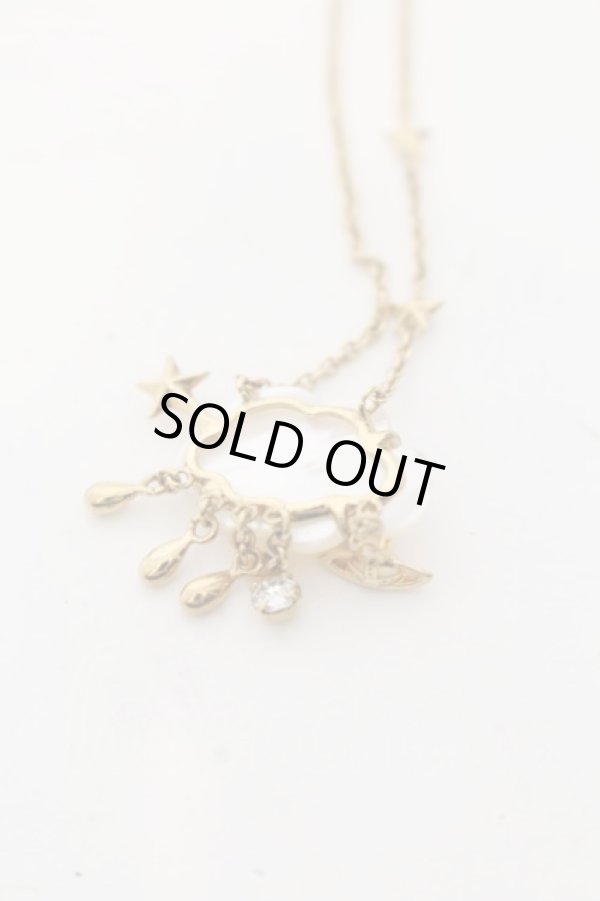 画像3: ヴィヴィアンウエストウッド 中古 / Selene Pendant Necklace  ゴールド  O-24-05-26-009-nl-IG-OS (3)