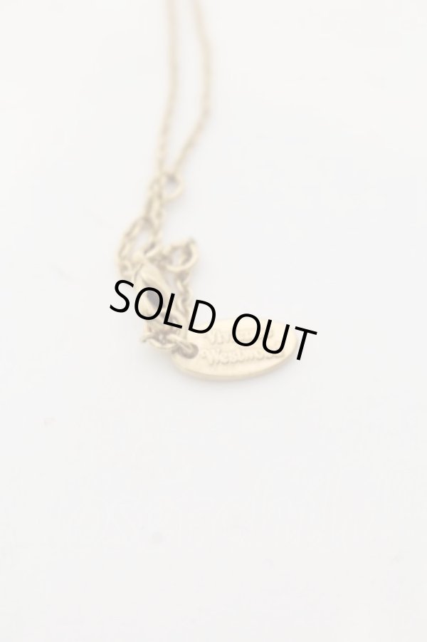 画像4: ヴィヴィアンウエストウッド 中古 / Selene Pendant Necklace  ゴールド  O-24-05-26-009-nl-IG-OS (4)