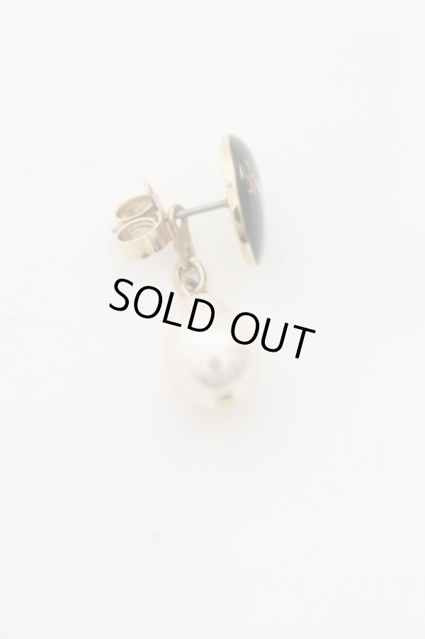 画像4: ヴィヴィアンウエストウッド 中古 / LOELIA ピアス  ブラック×ゴールド  O-24-05-26-017-ac-IG-OS (4)