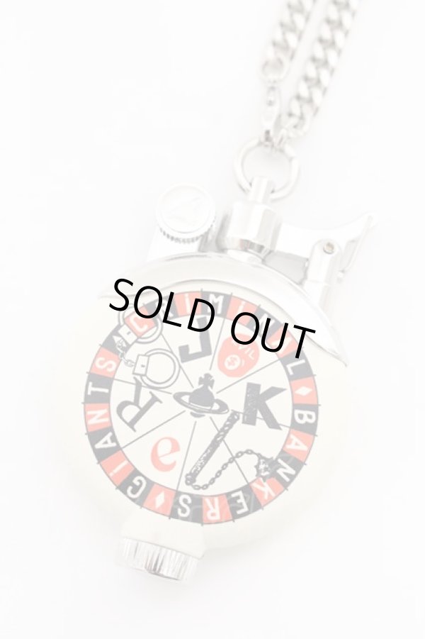 画像3: ヴィヴィアンウエストウッド 中古 / ジョーカールーレットオイルライター  ホワイトｘシルバー  O-24-06-09-020-gd-YM-OS (3)